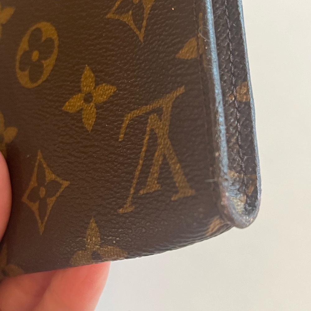 Louis Vuitton Brown and Gold Monogram Pouch - Picture 3 of 7